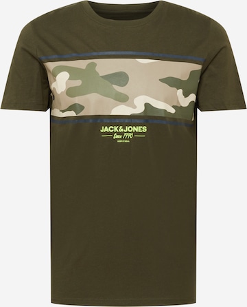 JACK & JONES T-Shirt in Grün: front