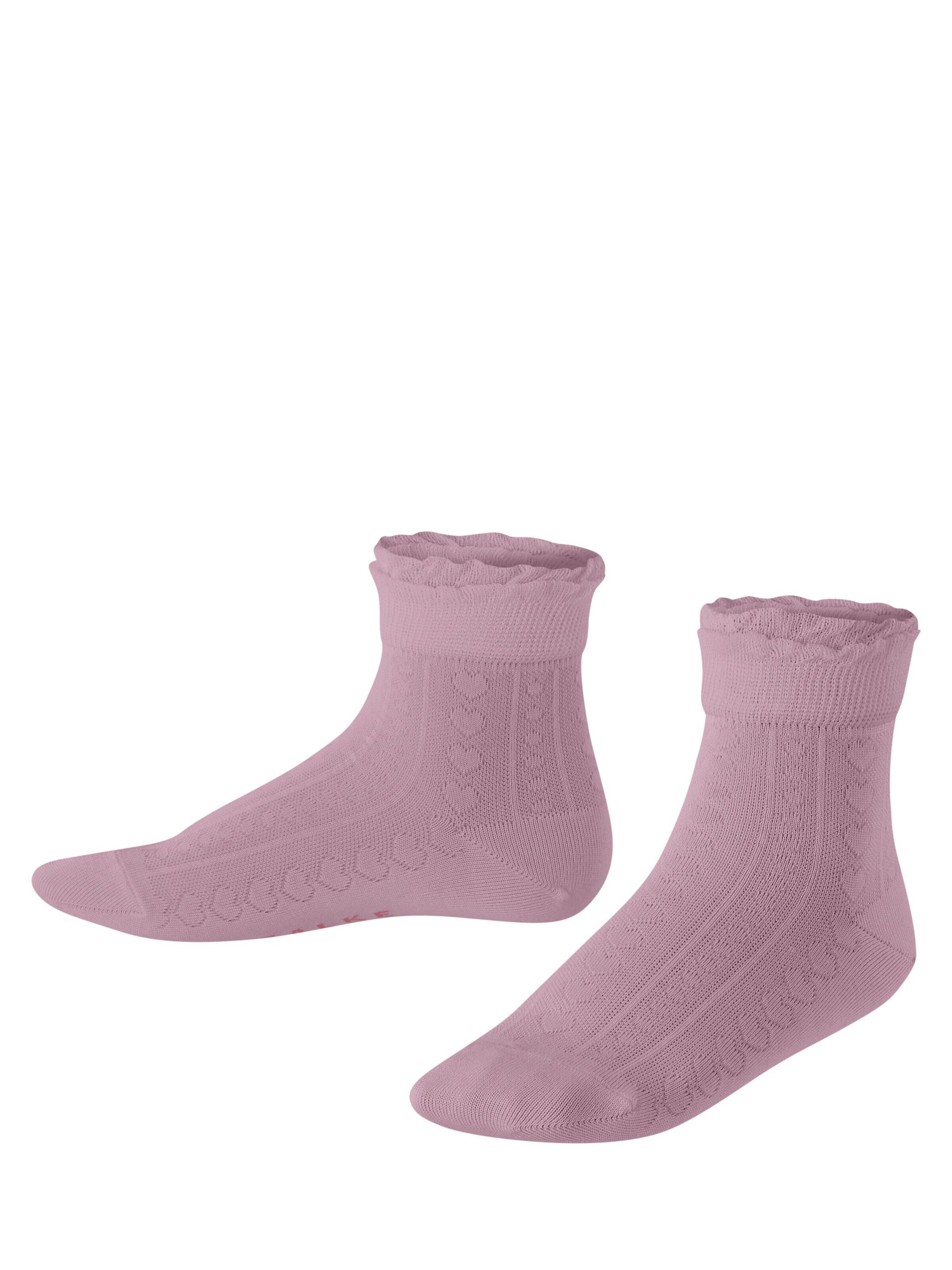 FALKE Socken 'Romantic Net'‌‌‌‌‌‌‌‌ in Pink