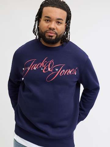 JACK & JONES Sweatshirt in Blauw