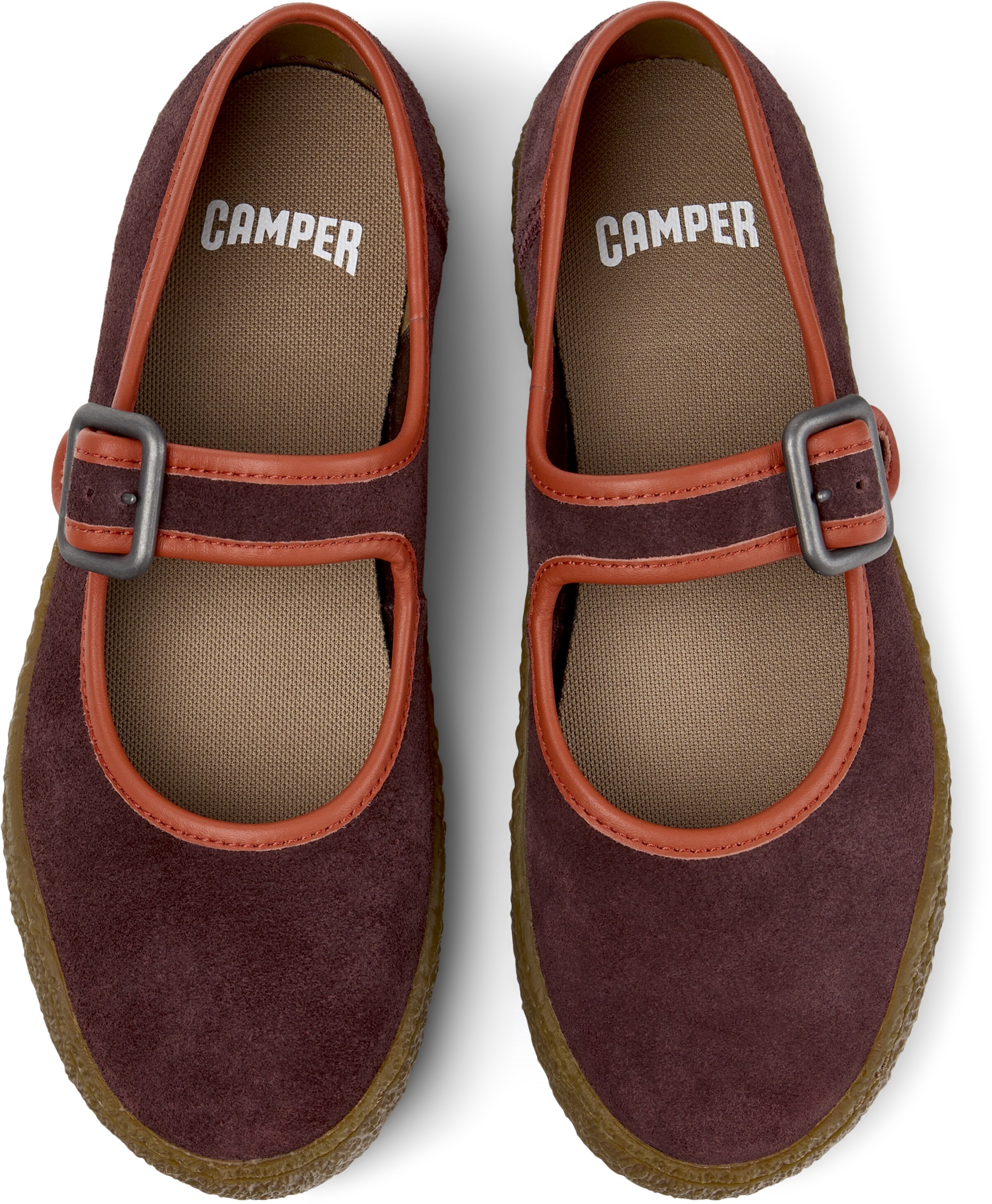 CAMPER Riemchenballerina 'Peu Terreno' in Rot