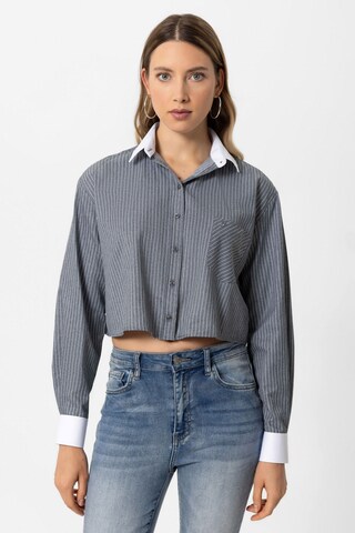 DENIM CULTUREBluza 'Dilara' - siva boja: prednji dio