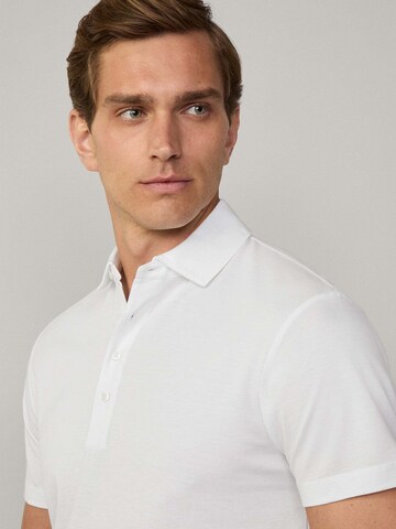 T-Shirt 'Mercerised' Hackett London en blanc