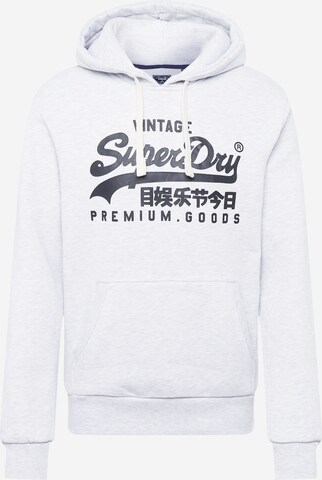 Superdry Sweatshirt 'Vintage' in Grey: front