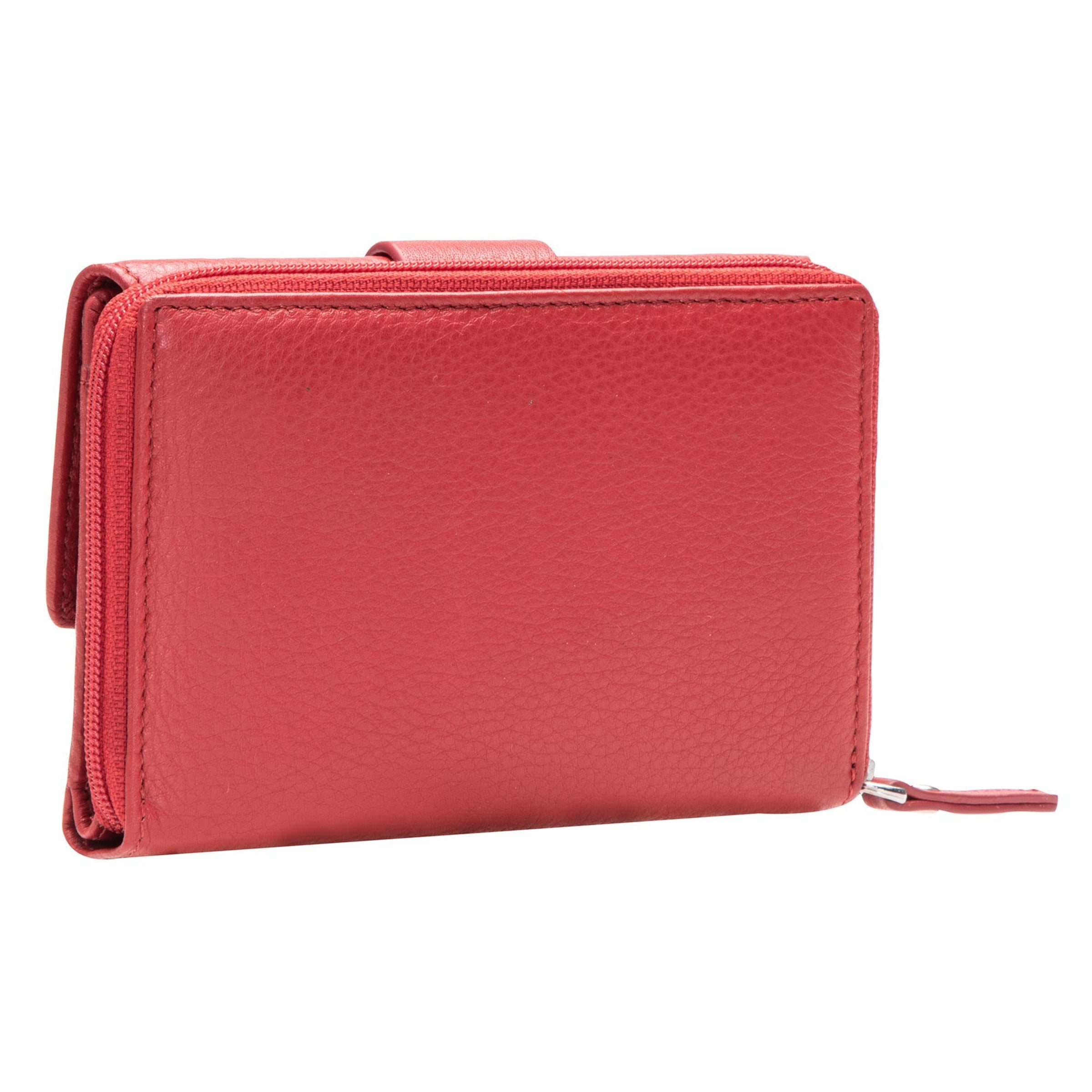 Portamonete 'Kirschroth Diethilde' di Maître in rosso