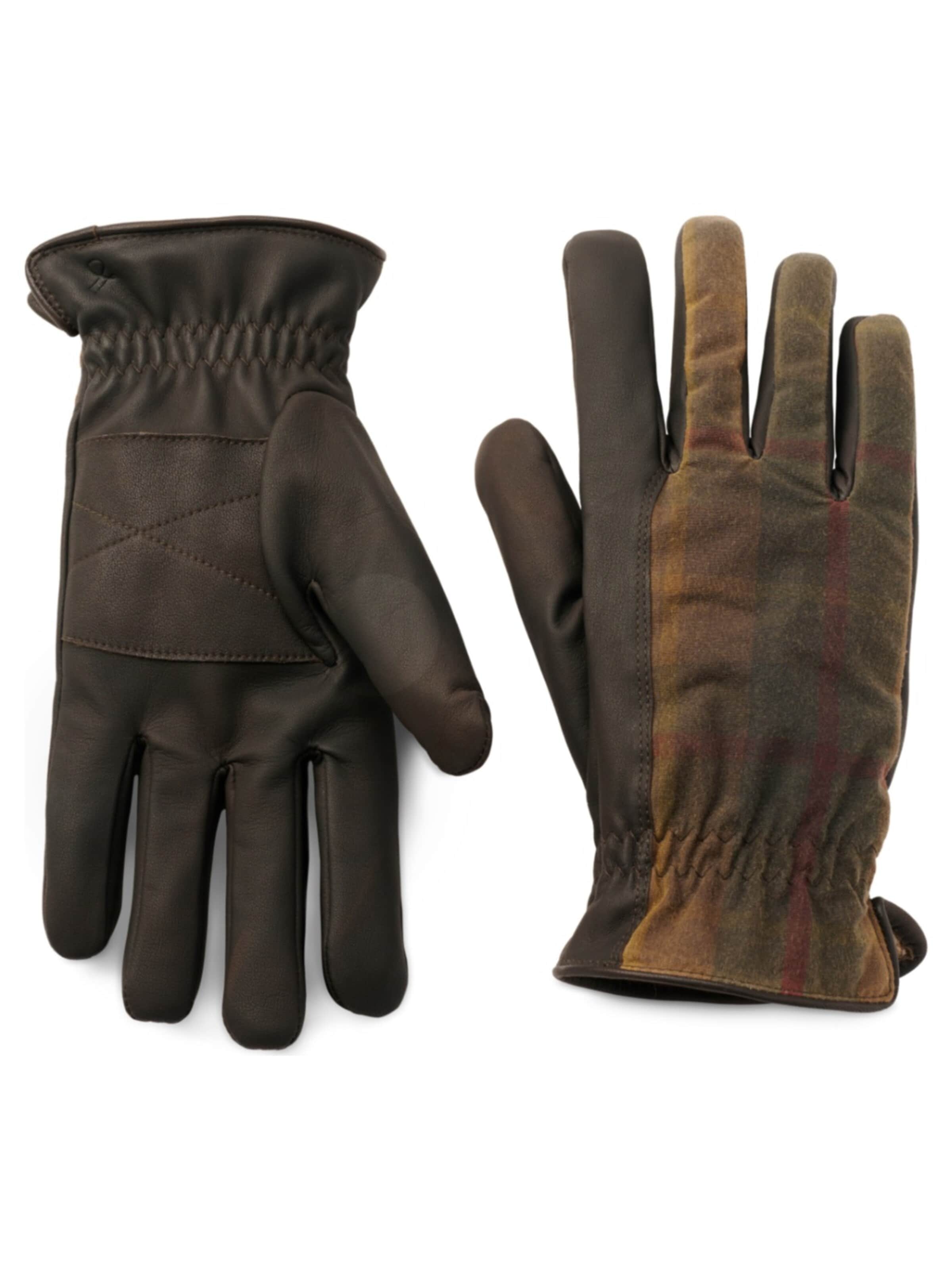 Fawler Fingerhandschuhe 'Alloy'‌‌‌‌‌‌ in Braun: Vorderseite