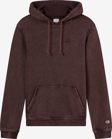 Sweat-shirt Champion Authentic Athletic Apparel en marron : devant