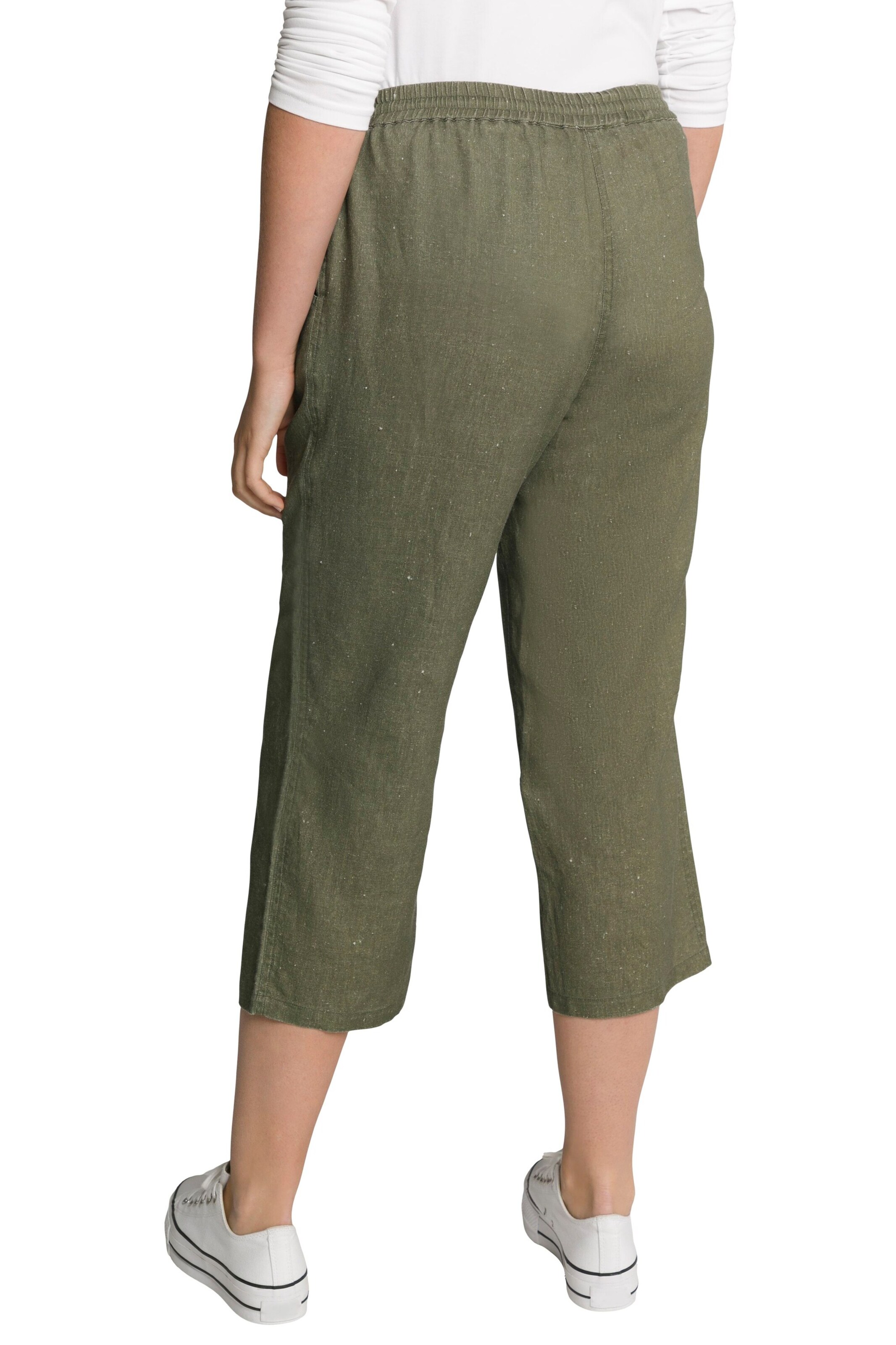 Ulla Popken Wide leg Trousers in Green