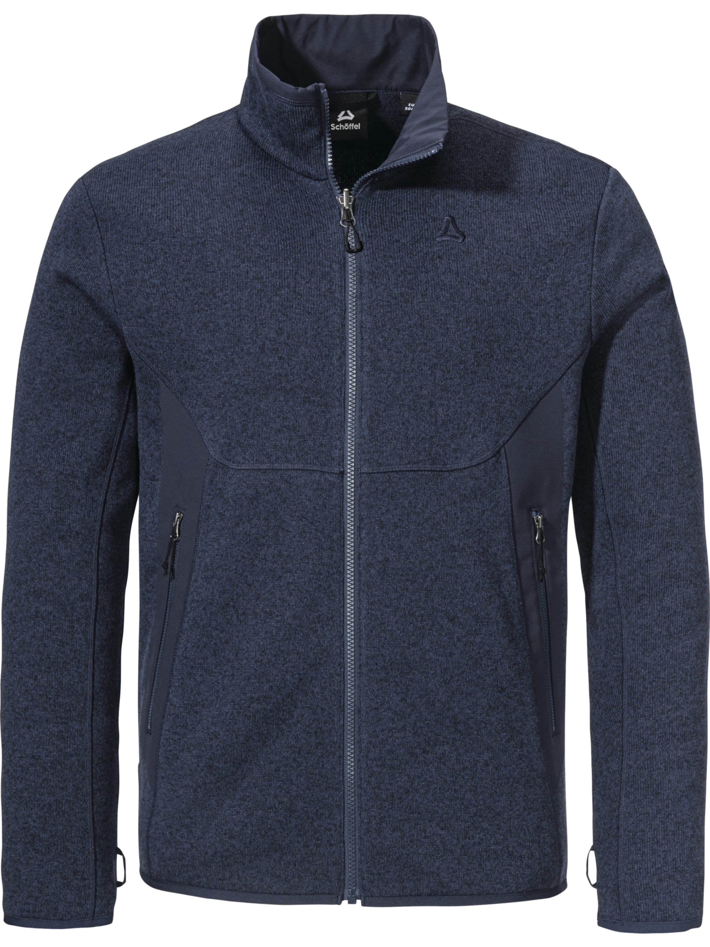 Schöffel Athletic fleece jacket 'Circ Yew' in Blue: front