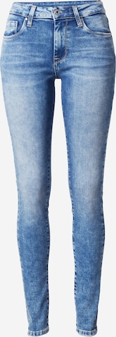 Pepe Jeans - Skinny Calças de ganga 'REGENT' em azul: frente