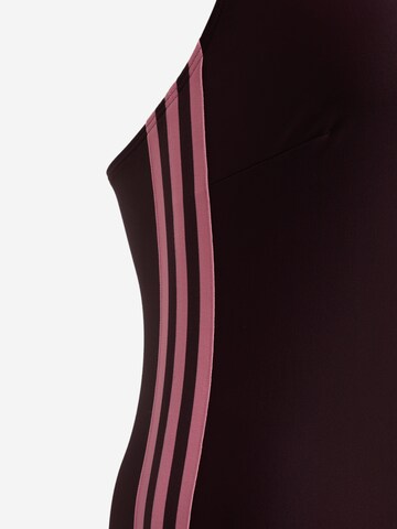 ADIDAS SPORTSWEAR Sportbadeanzug 'Classic 3-Stripes' in Rot