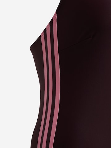 ADIDAS SPORTSWEAR Športne enodelne kopalke 'Classic 3-Stripes' | rdeča barva