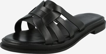 Bata Mule in Black: front