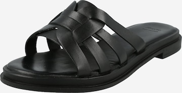 Bata Mules in Black: front