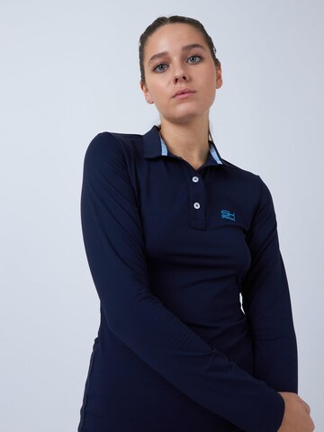 Maglia funzionale 'Long Sleeve Polo Shirt' di SPORTKIND in blu
