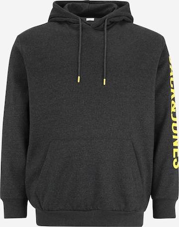 Sweat-shirt 'RUNNER' Jack & Jones Plus en gris : devant