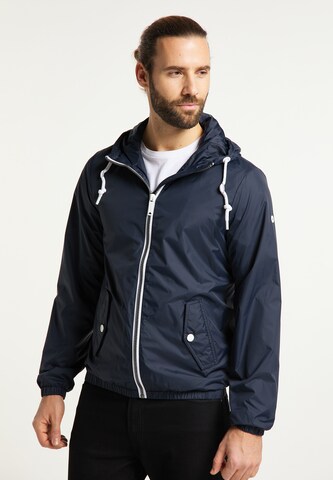 DreiMaster Maritim Between-season jacket in Blue: front