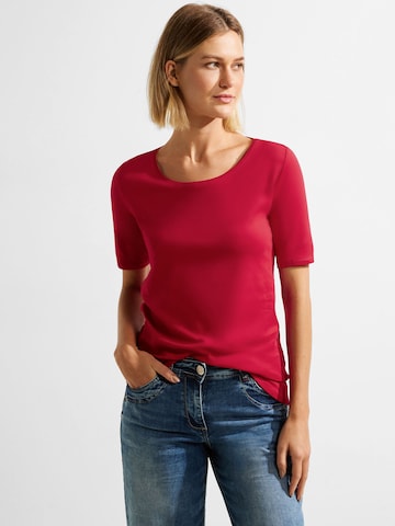 CECIL - Camisa 'Lena' em vermelho: frente