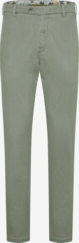 Coupe slim Pantalon chino MEYER en vert : devant