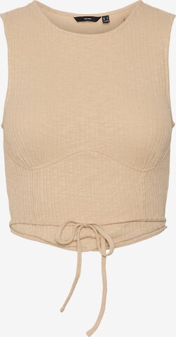 Haut 'CAMMA' VERO MODA en beige : devant