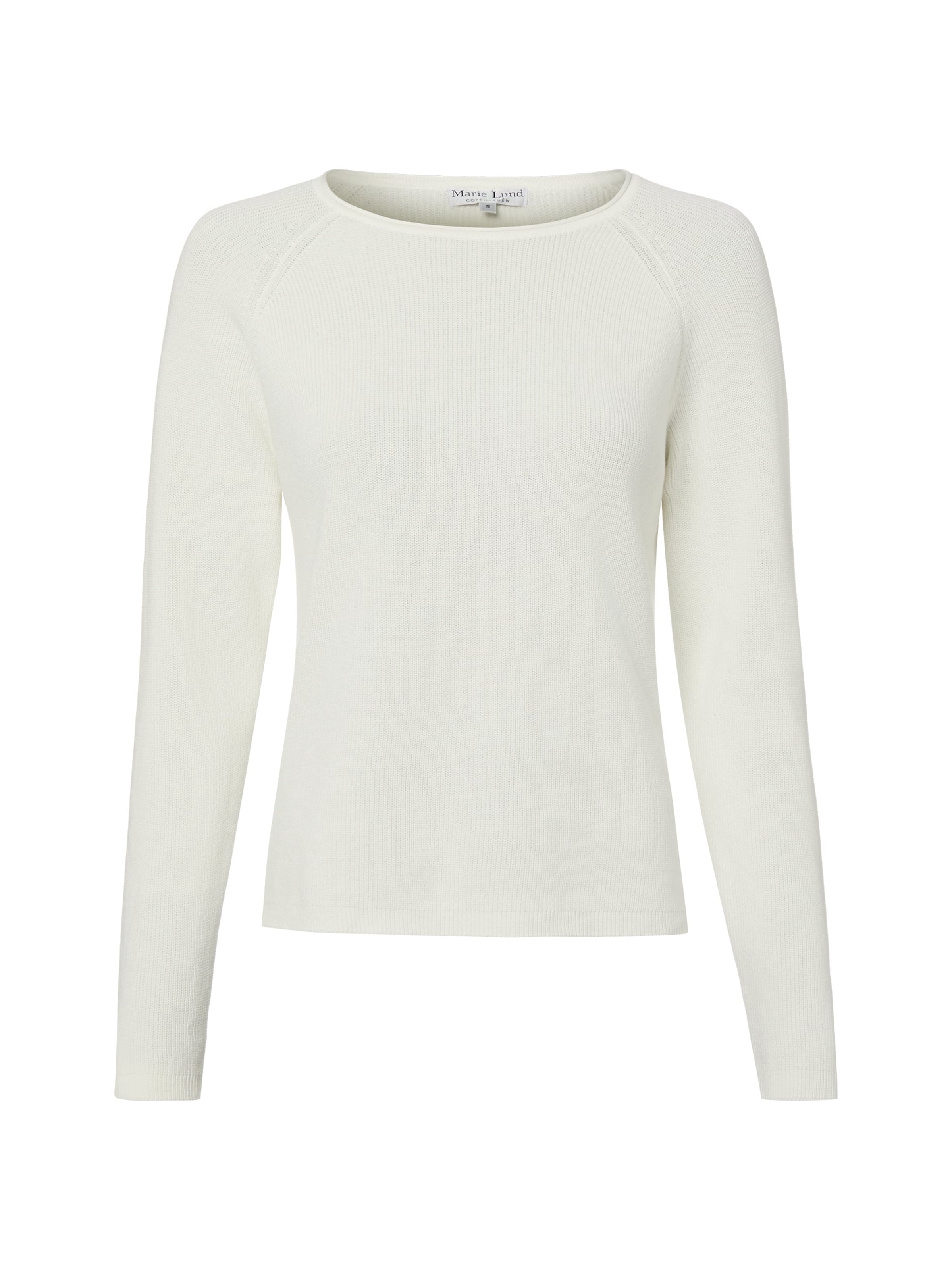 Pull-over Marie Lund en blanc : devant