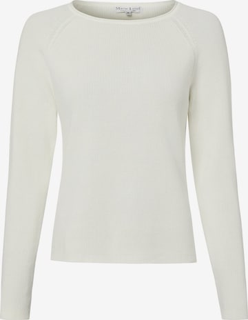 Pull-over Marie Lund en blanc : devant