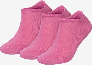 DillySocks Ankle Socks in Pink: front