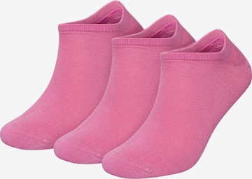 DillySocks Enkelsokken in Roze: voorkant