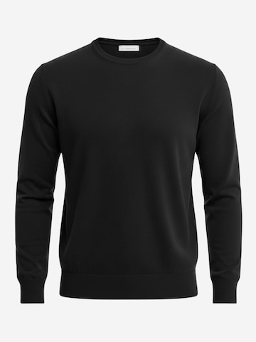 Pull-over Il Lanificio en noir : devant
