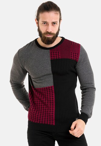 CIPO & BAXX Sweater in Grey: front
