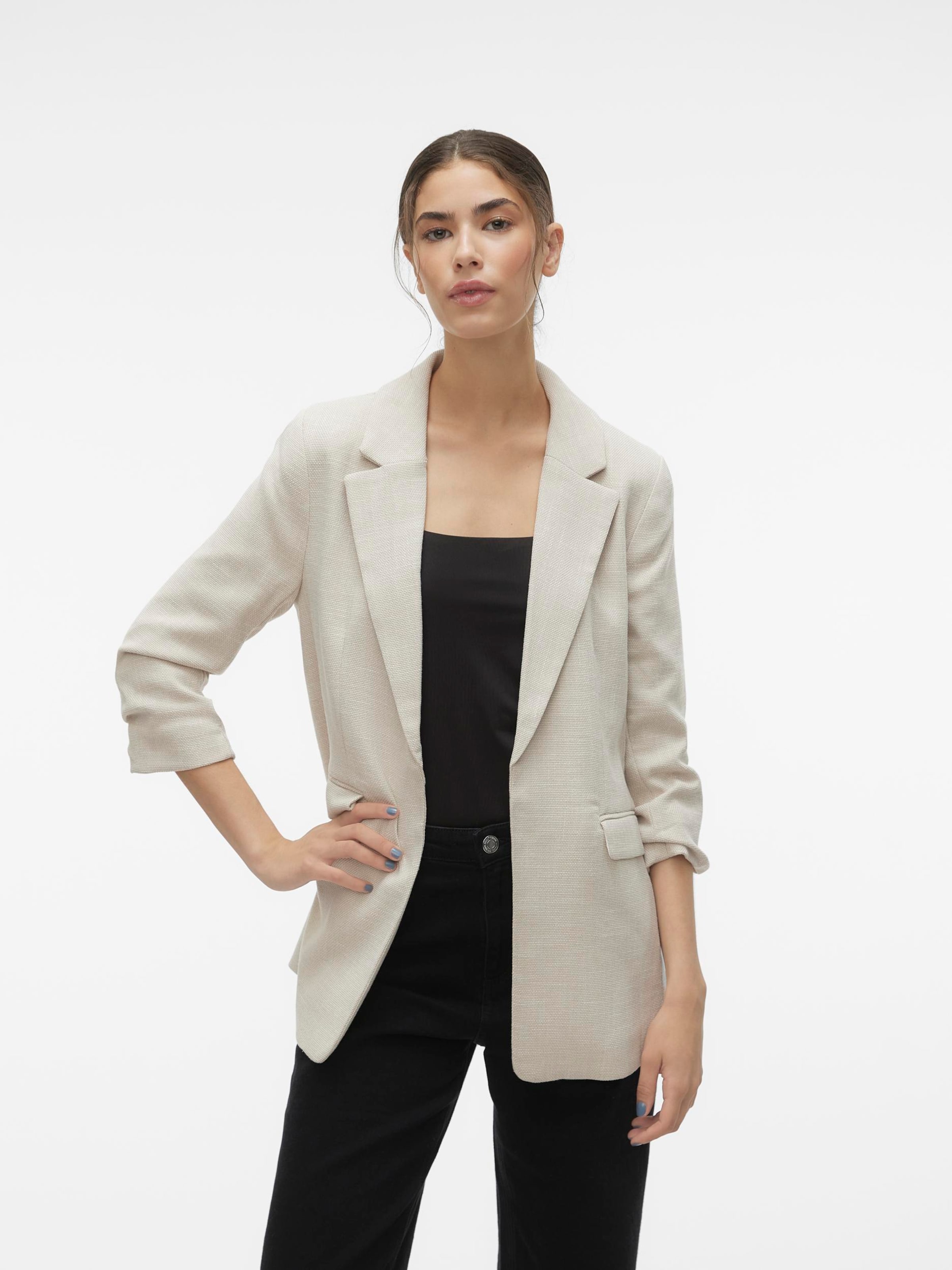VERO MODA getailleerde blazer VMSIA zwart | wehkamp