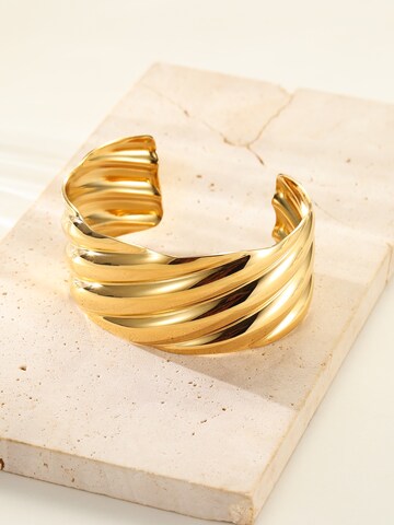 Braccialetto 'Swirl Bold' di Hey Happiness in oro