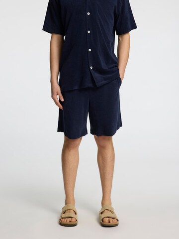Regular Pantalon SELECTED HOMME en bleu : devant