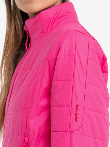 ICEBREAKER Between-Season Jacket 'Loft' in Pink