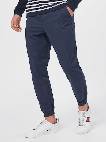 JACK & JONES - Tapered Calças 'Gordon Lane' em azul: frente