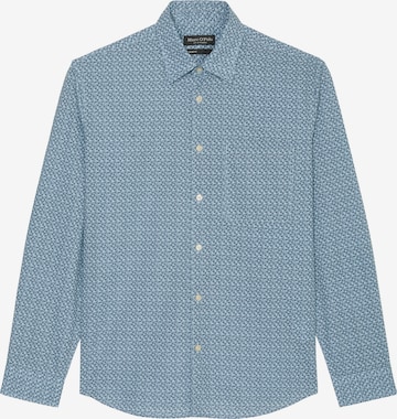 Marc O'Polo Button Up Shirt in Blue: front