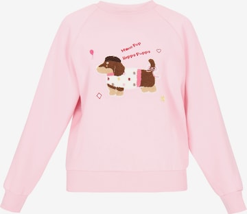 Sweat-shirt 'Pop' MYMO en rose : devant