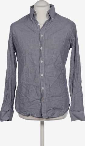 MANGO Hemd M in Blau: Vorderseite