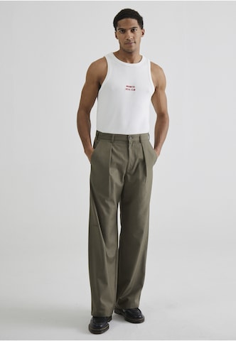 Loosefit Pantaloni con pieghe di Prohibited in verde