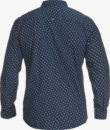 Le Temps Des Cerises Regular fit Button Up Shirt 'GISOR' in Blue