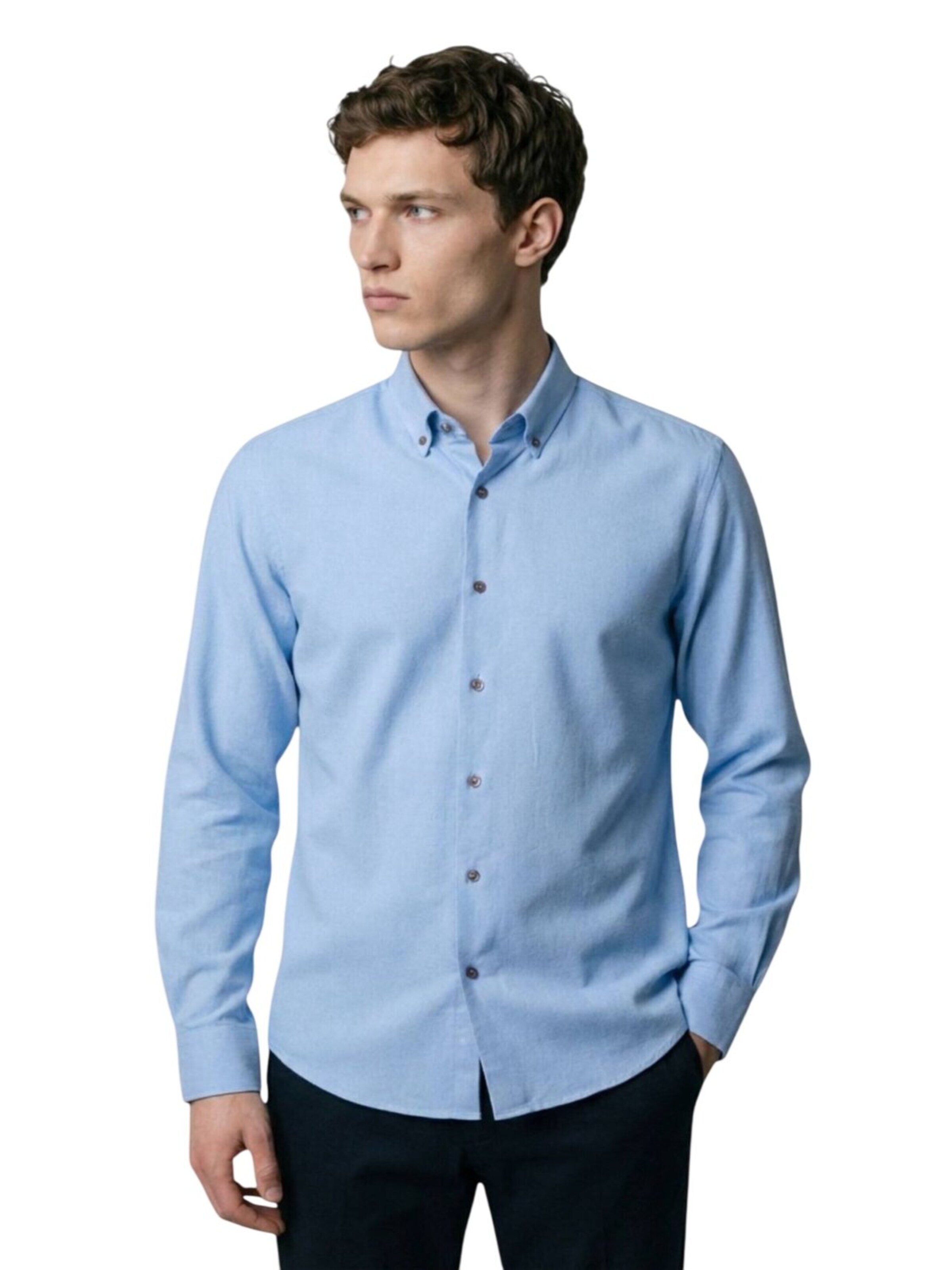 Ramsey Regular fit Business shirt in Blue