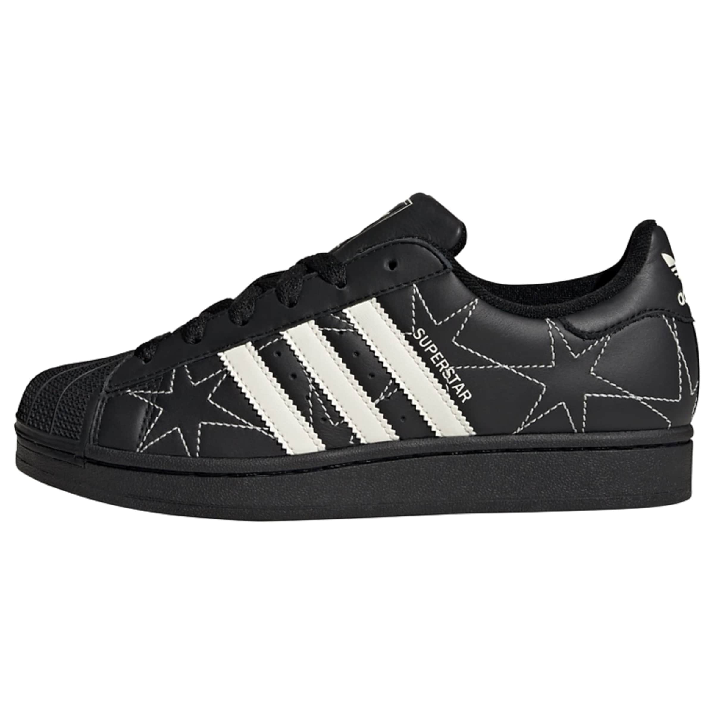 ADIDAS ORIGINALS - Zapatillas deportivas bajas 'Superstar II' en negro: frente