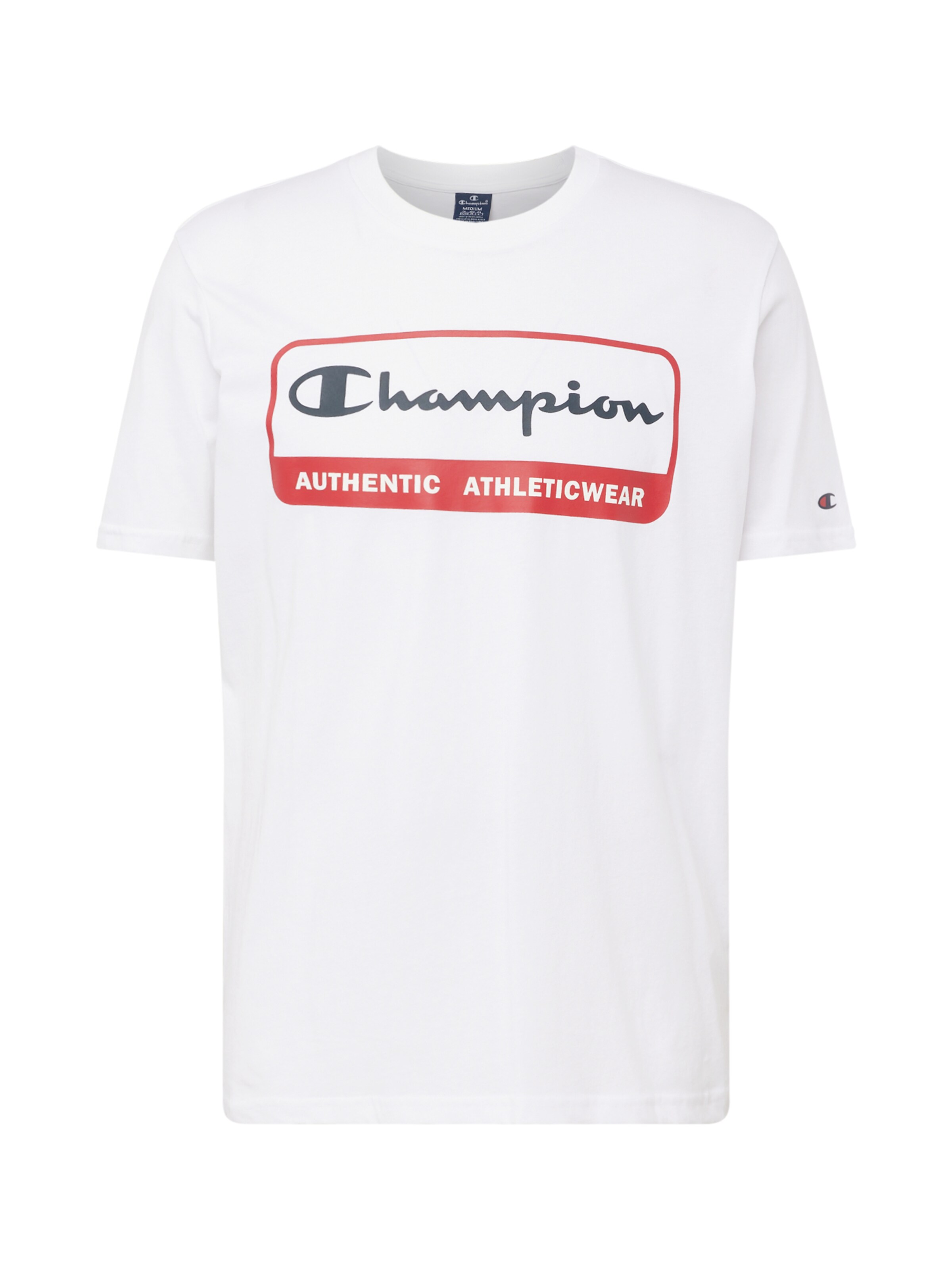 Champion Authentic Athletic Apparel Shirt in Red / Black / White, Item view