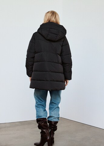 MANGO Winterjas 'TOKYO' in Zwart