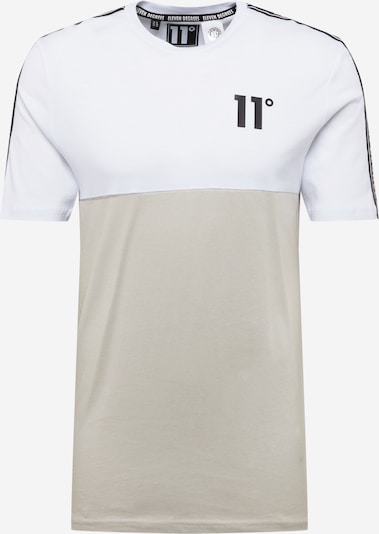 11 Degrees Shirt u siva / crna / bijela, Pregled proizvoda