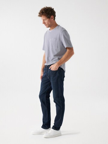 Coupe slim Jean Salsa Jeans en bleu