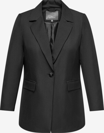 ONLY Carmakoma Blazer i sort: forside