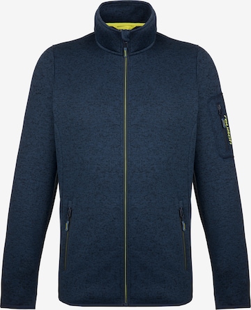 REUSCH Athletic Fleece Jacket in Blue: front
