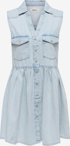 ONLY Košilové šaty 'ONLCYRUS' – modrá: přední strana