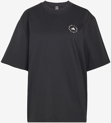T-shirt fonctionnel ADIDAS BY STELLA MCCARTNEY en noir : devant