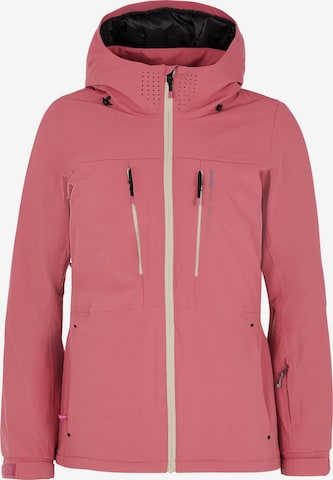 PROTEST Athletic Jacket 'PRTBEVERLY' in Pink: front